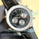 AAA Swiss Replica Breitling Navitimer Chronograph Watch new 43mm Black Silver Dial (2)_th.jpg